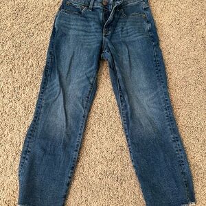 J. Crew Women's Curvy Essential Straight Jeans 25 PETITE